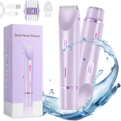 2-in-1 Electric Shaver for Women – Smooth Skin, No Ingrown Hairs