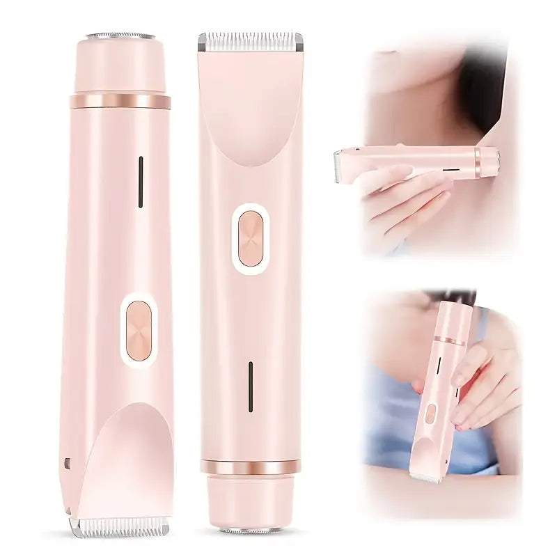 2-in-1 Electric Shaver for Women – Smooth Skin, No Ingrown Hairs